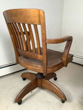 Antique Globe-Wernicke Oak Desk & Chair - thumbnail 7 of 11