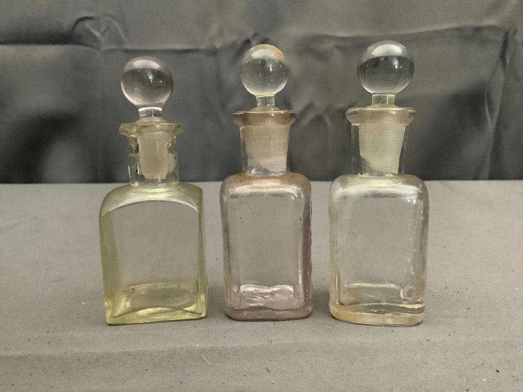 Antique Clear Glass Bottles - image 8 of 13