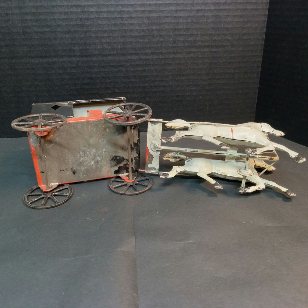 Antique Metal Wagon Toys - image 6 of 16