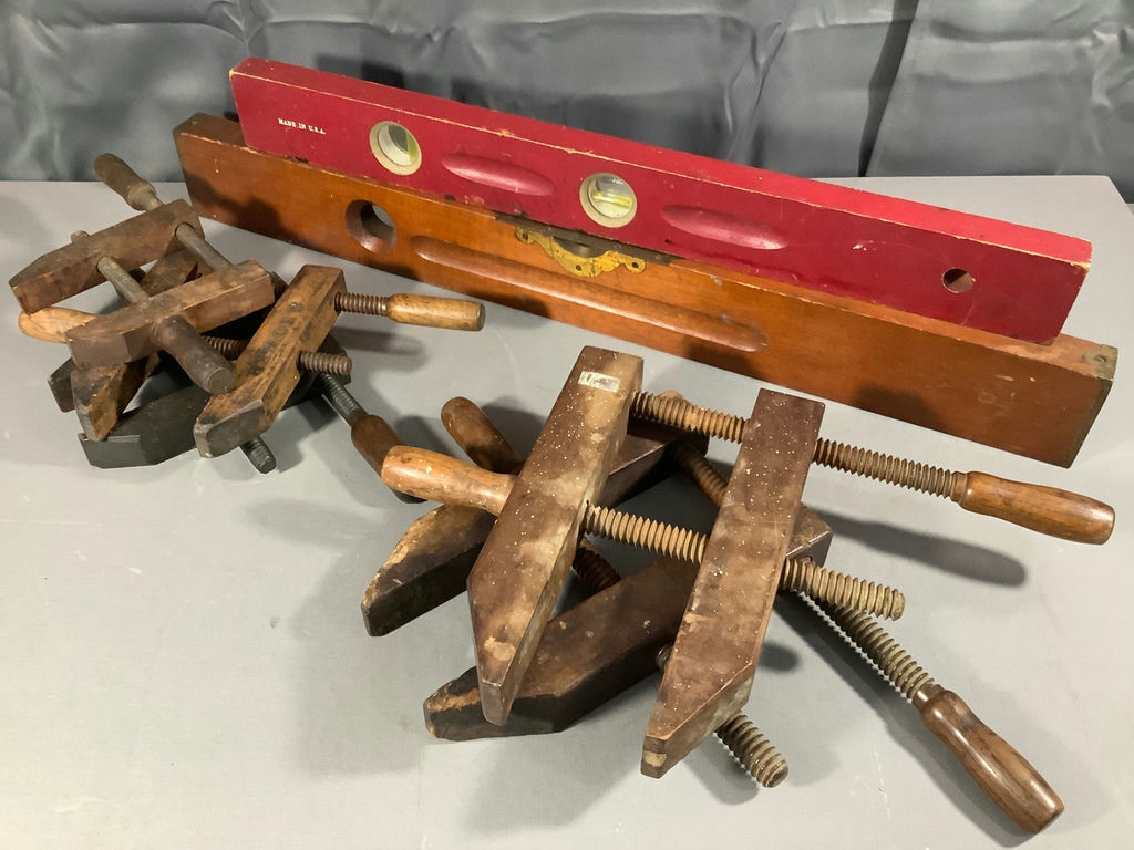 Antique Wood Clamps - image 1 of 8