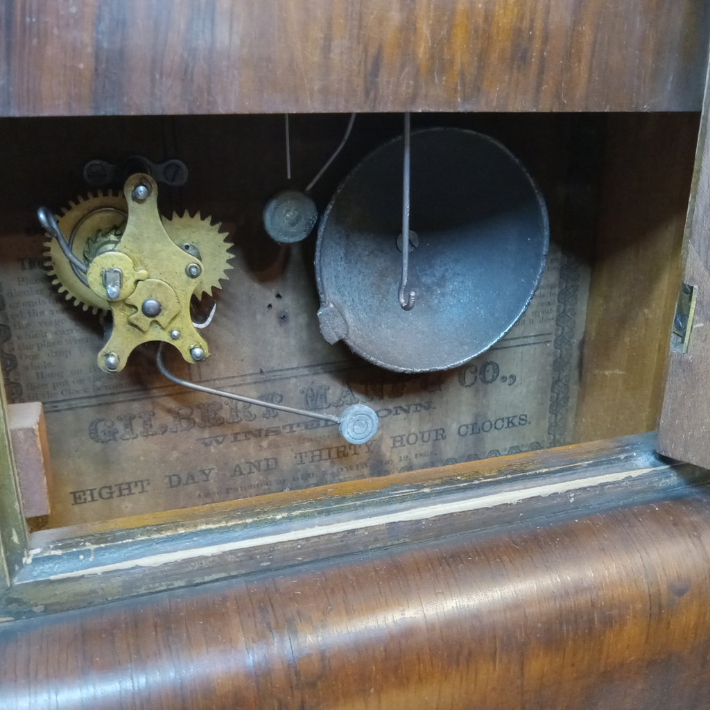 Antique Gilbert Steeple Clock - image 7 of 16