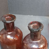 Antique Amber Glass Bottles - thumbnail 14 of 15