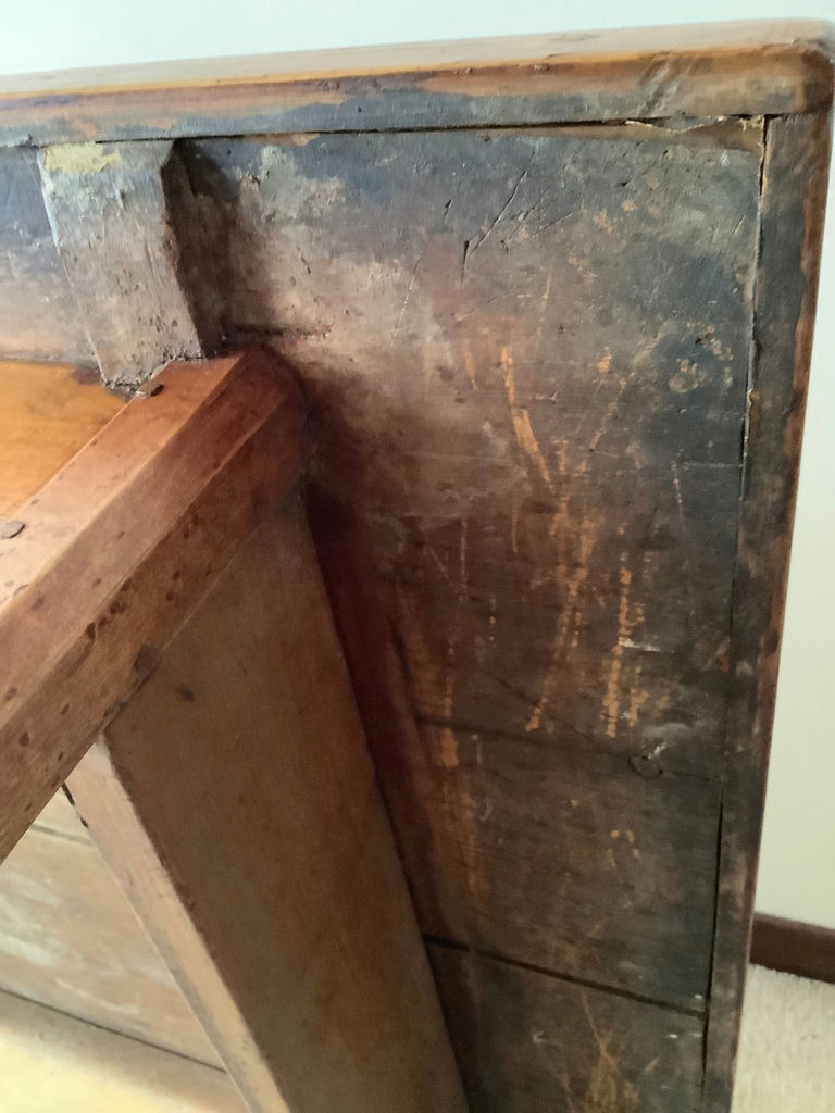 Antique Tap Table & Side Table - image 8 of 10
