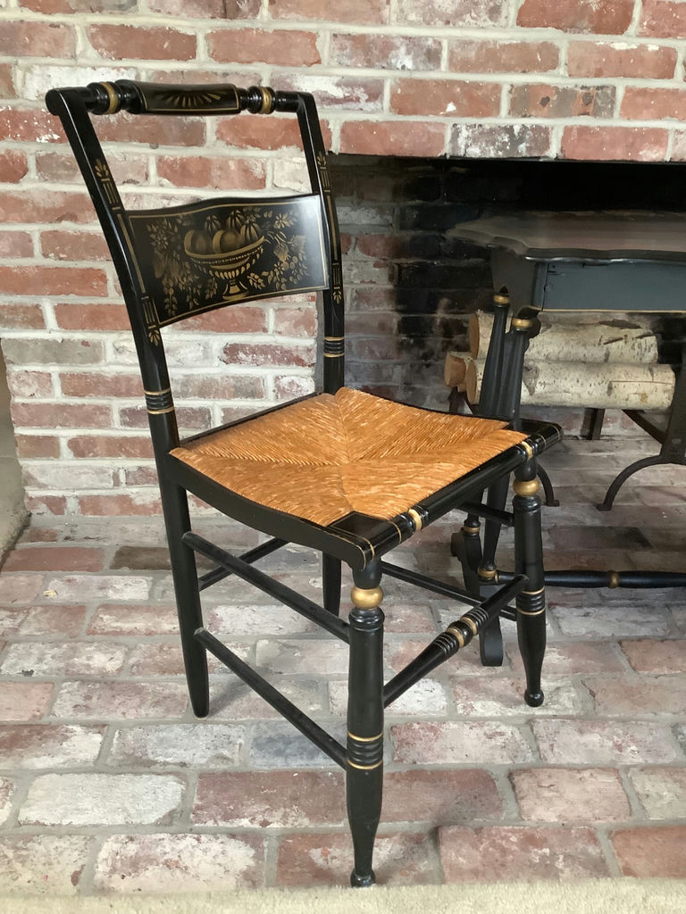 Antique Black Wood Furniture - image 2 of 7
