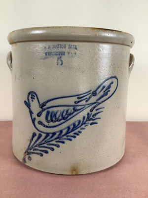 Antique Norton #5 Crock - Image 1 of 3