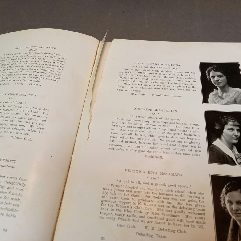 Antique Aftermath Yearbooks - Worcester MA - image 5 of 16