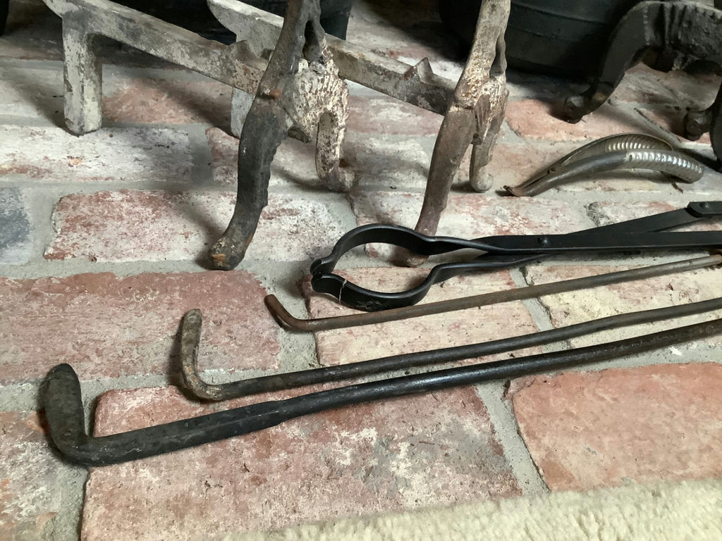 Wrought & Cast Iron Fireplace Tools - image 4 of 9