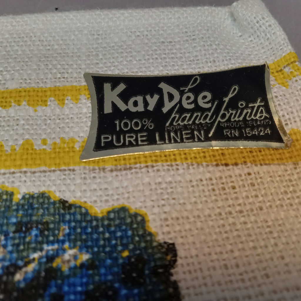 Vintage Kay Dee Handprints Tea Towels - image 3 of 15