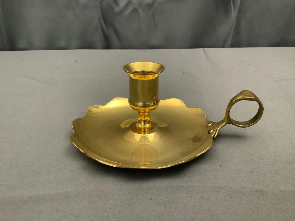 Brass Candleholders + Oil Lamp - image 10 of 12
