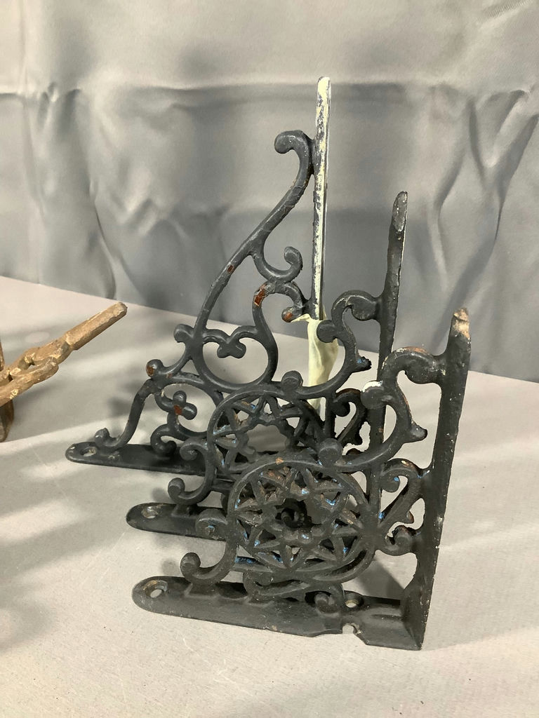 Antique Metal Brackets & Hooks - image 4 of 9