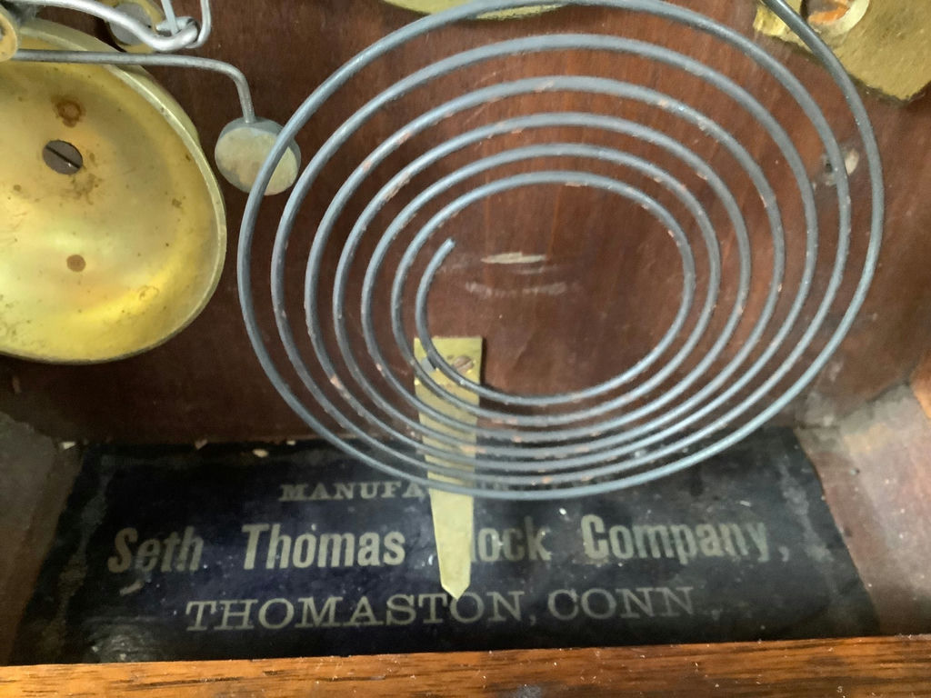 Antique Seth Thomas Mantle Clock - image 7 of 14