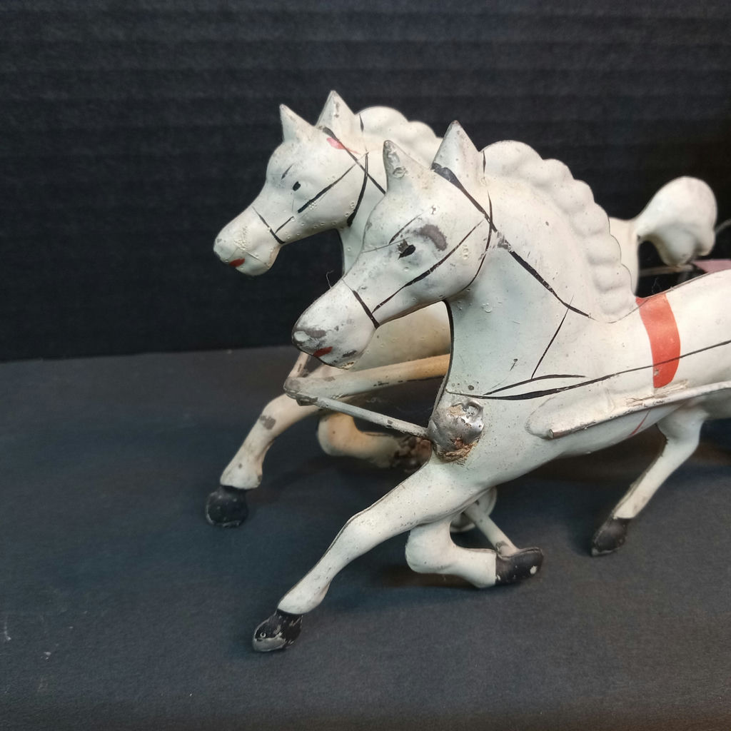 Antique Metal Wagon Toys - image 4 of 16