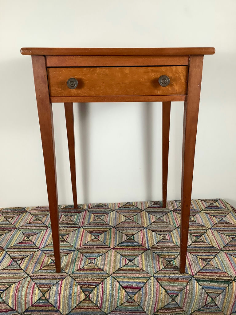 Antique Federal Cherry and Birch Stand - image 1 of 5