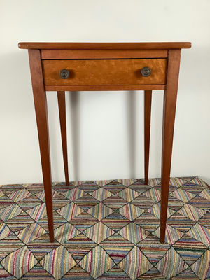 Antique Federal Cherry and Birch Stand - Image 1 of 5