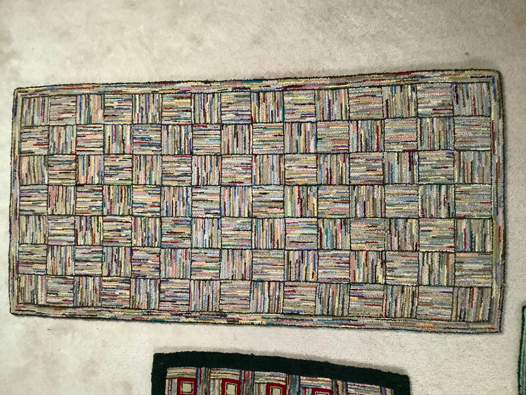 Trio Vintage Hand Hooked Rugs - image 2 of 3
