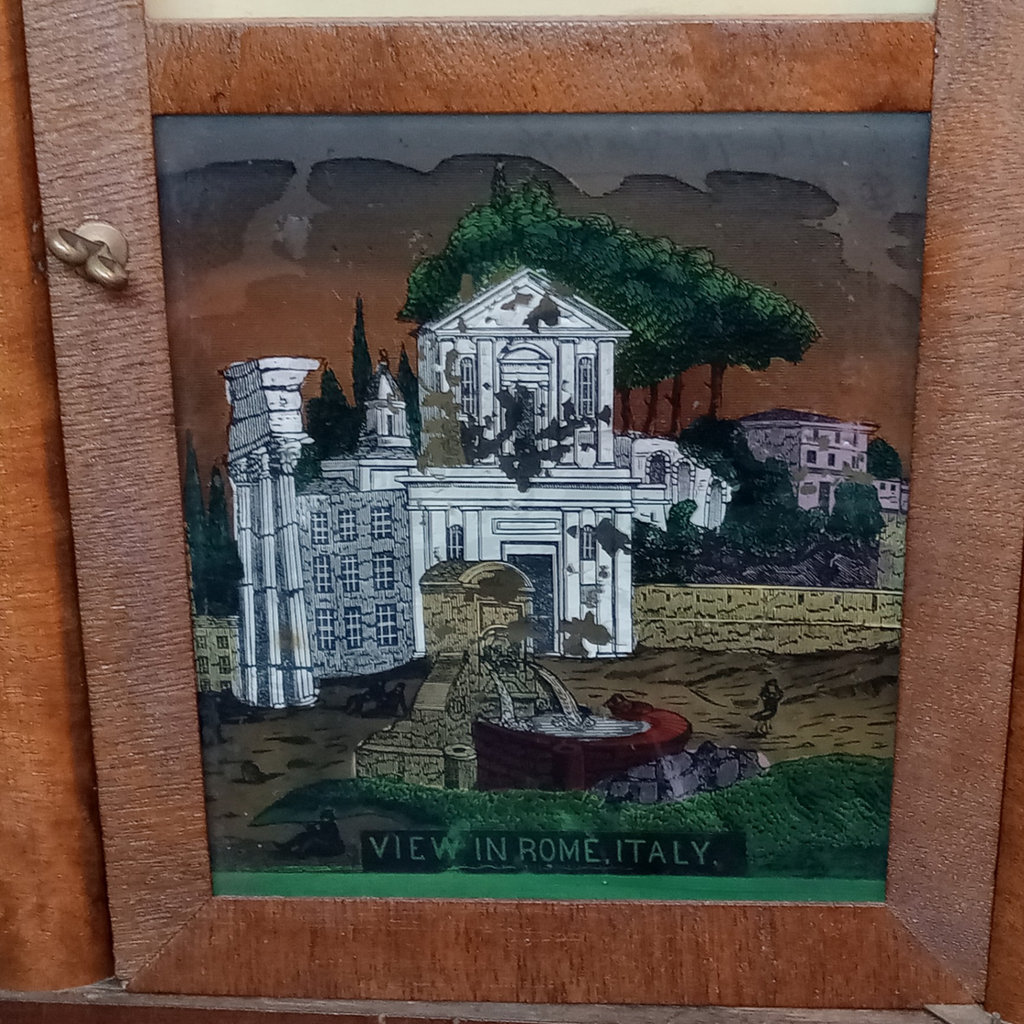 Antique Brewster & Ingraham Gothic Steeple Clock Case - image 7 of 14