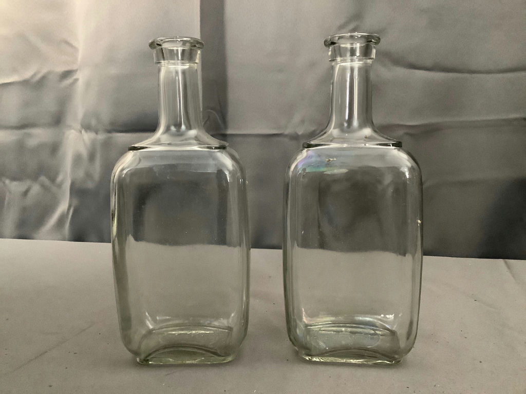 Antique Clear Glass Bottles - image 2 of 13