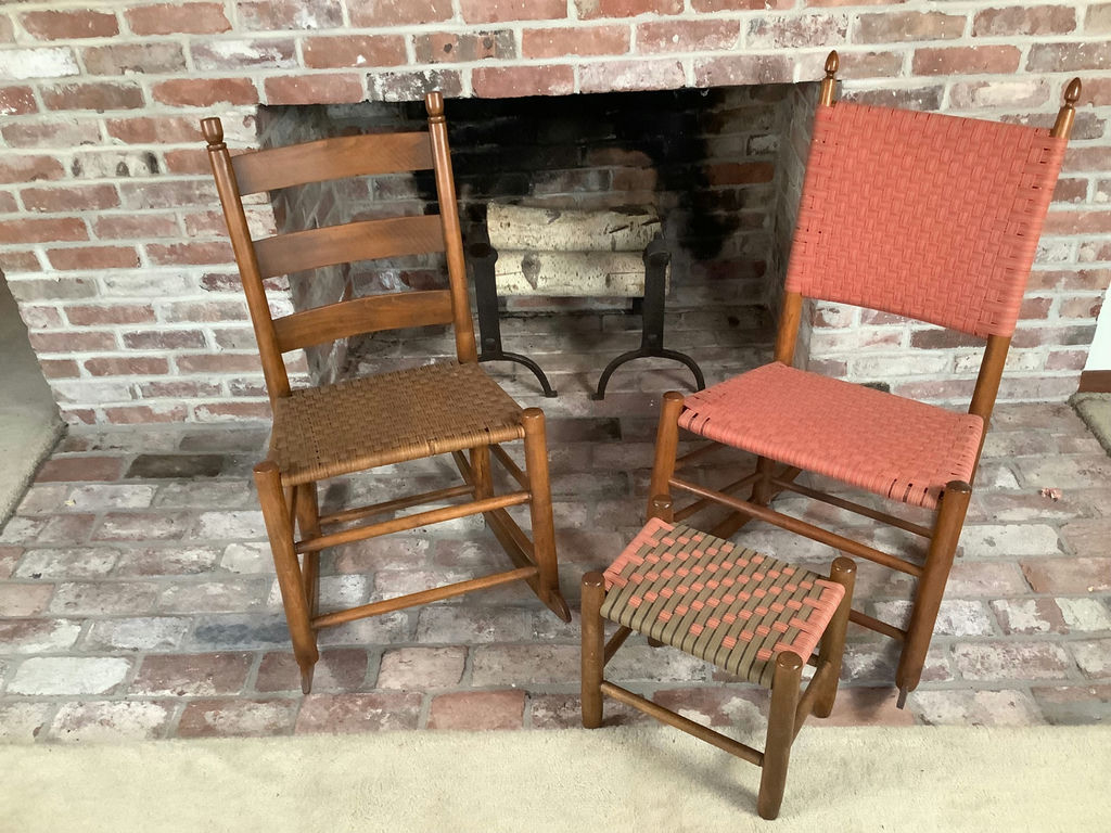 Shaker Rocking Chairs & Stool - image 1 of 4