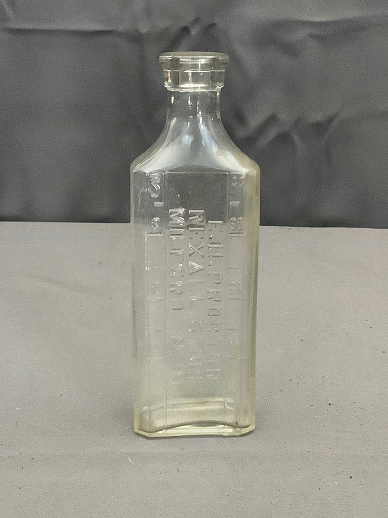 Antique Clear Glass Bottles - image 5 of 13