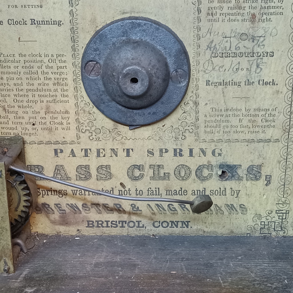 Antique Brewster & Ingraham Gothic Steeple Clock Case - image 14 of 14