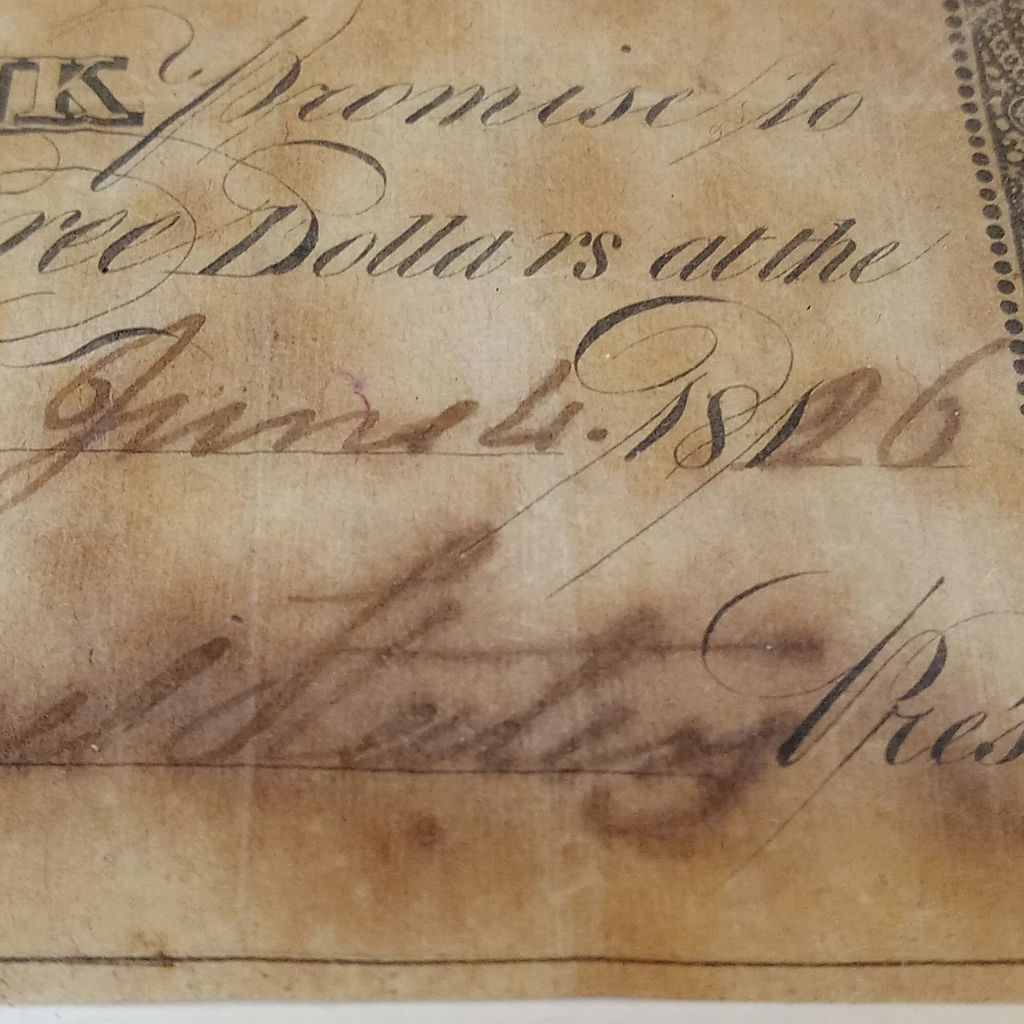 Old Money - Silver Coins, 1826 Bank Note - image 5 of 21