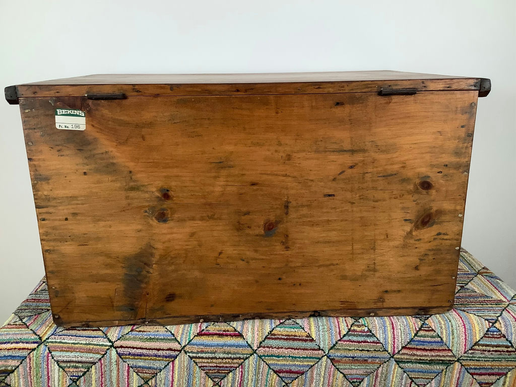 Antique Small Blanket / Doll Chest - image 5 of 9