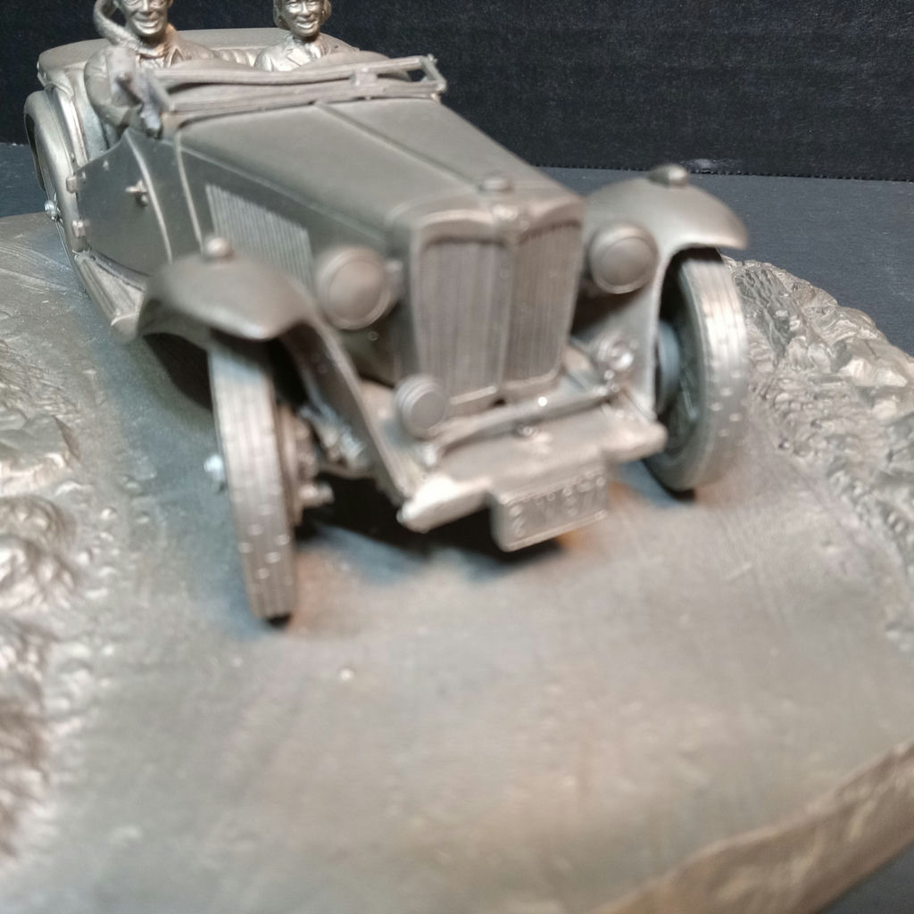Raymond Meyers Pewter MG TC Model - image 2 of 8