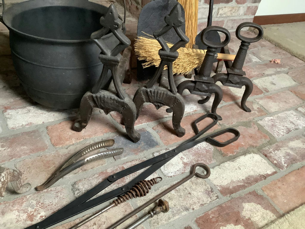 Wrought & Cast Iron Fireplace Tools - image 9 of 9