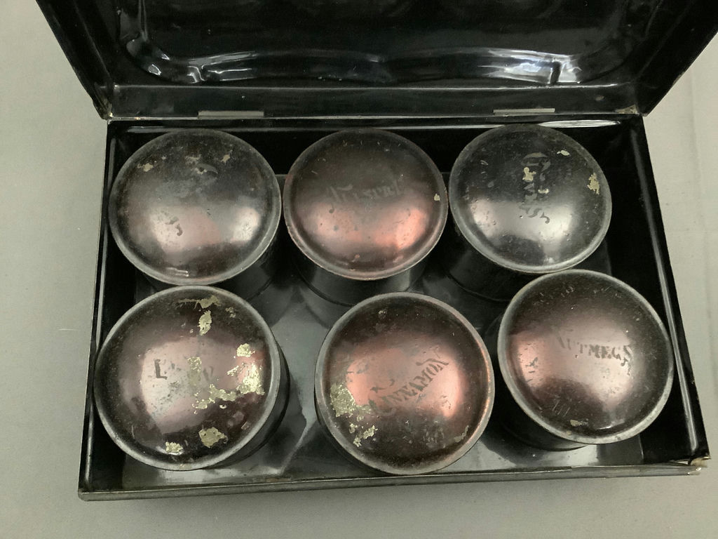 Antique Spice Tins - image 4 of 8