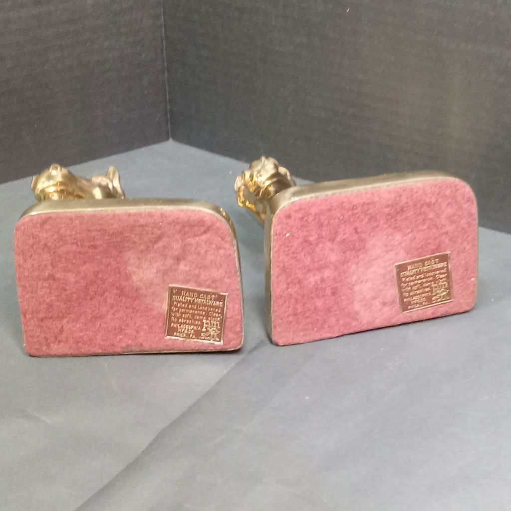 Vintage Brass & Metal Bookends - image 13 of 14