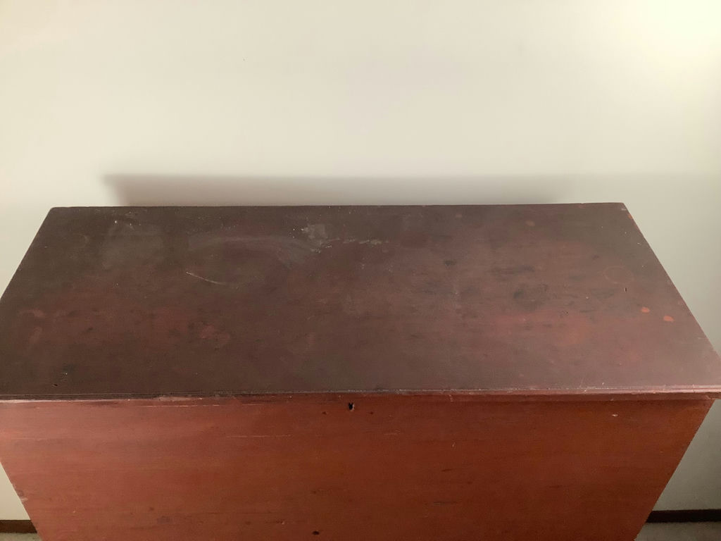 Antique Pine Six Board Chest - image 6 of 6