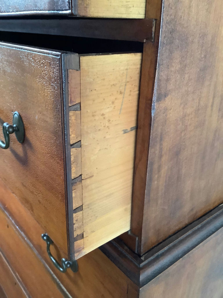 Antique Chippenale Maple Chest-on-Chest - image 6 of 12