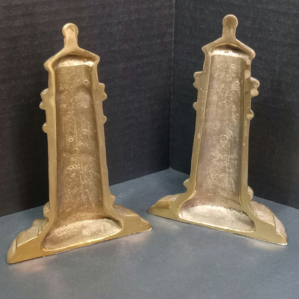 Vintage Brass & Metal Bookends - image 3 of 14