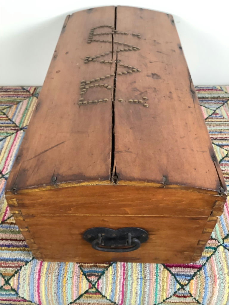 Antique Keepsake Trunk - image 6 of 8