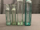 Antique Aqua Glass Bottles - thumbnail 9 of 9
