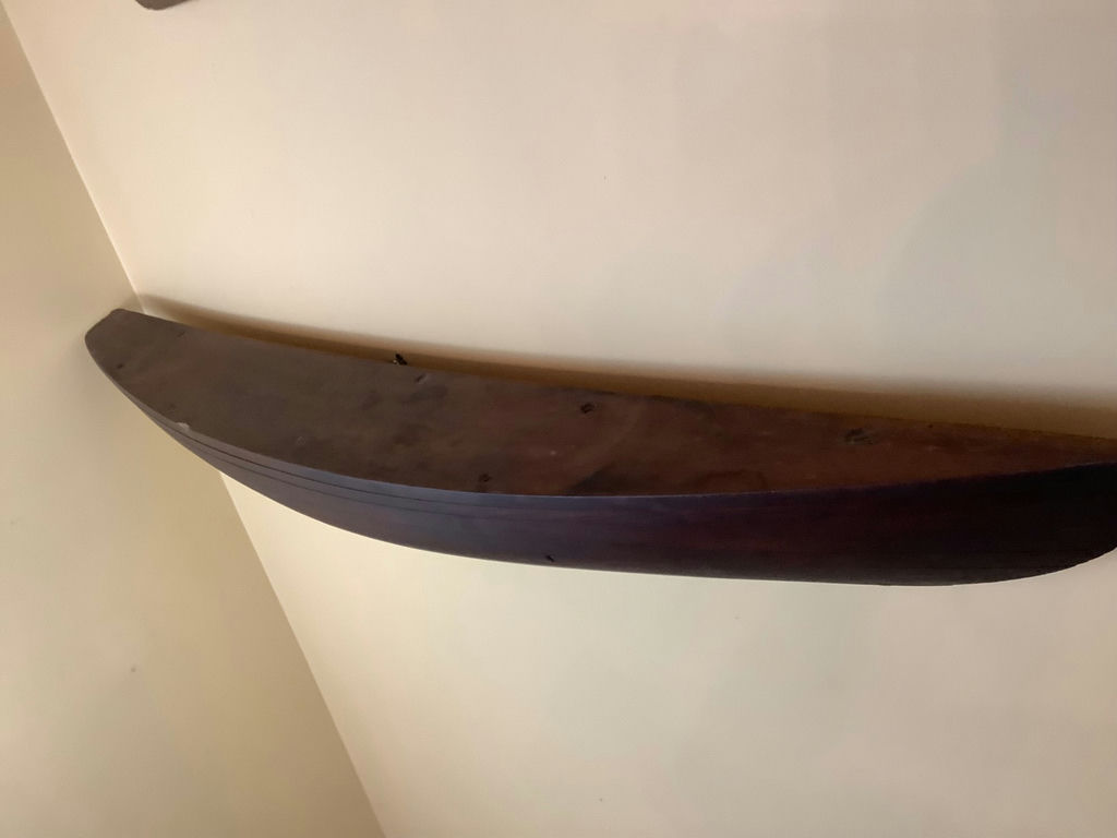 Antique Half Hull Ships Model - image 4 of 8