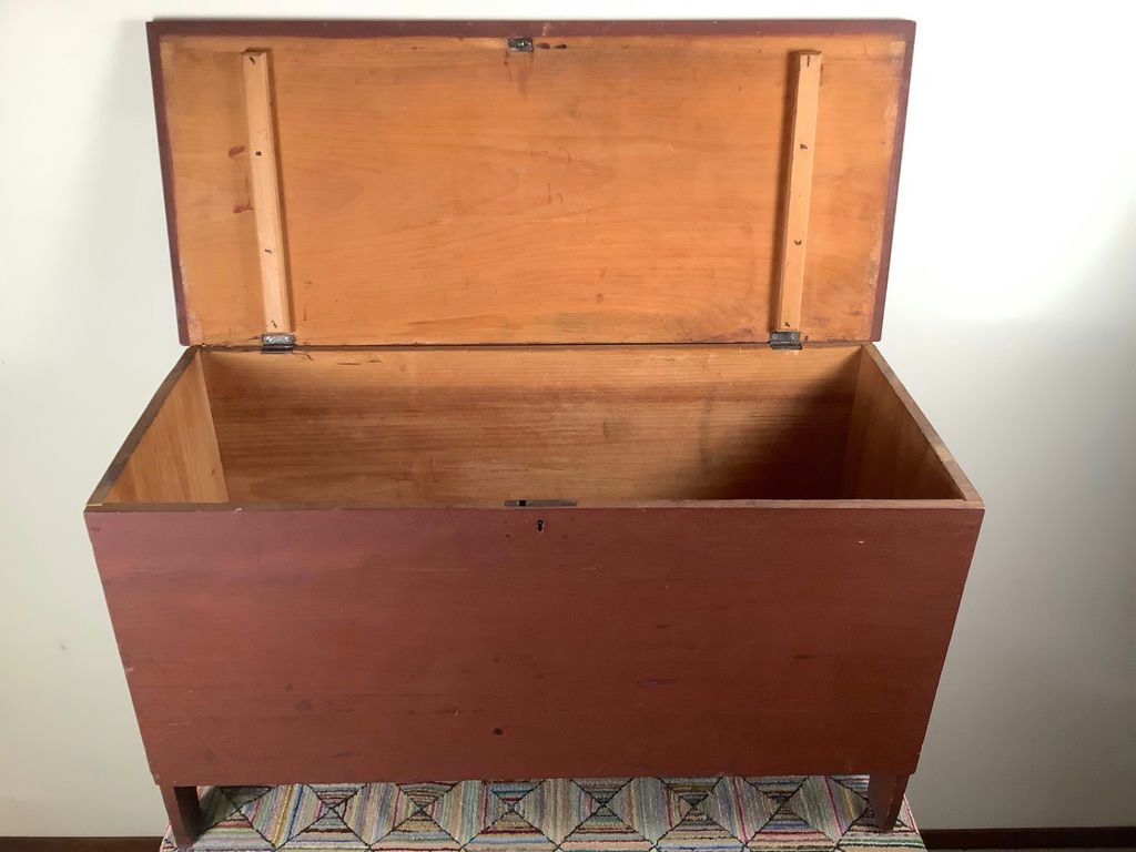 Antique Pine Six Board Chest - image 2 of 6