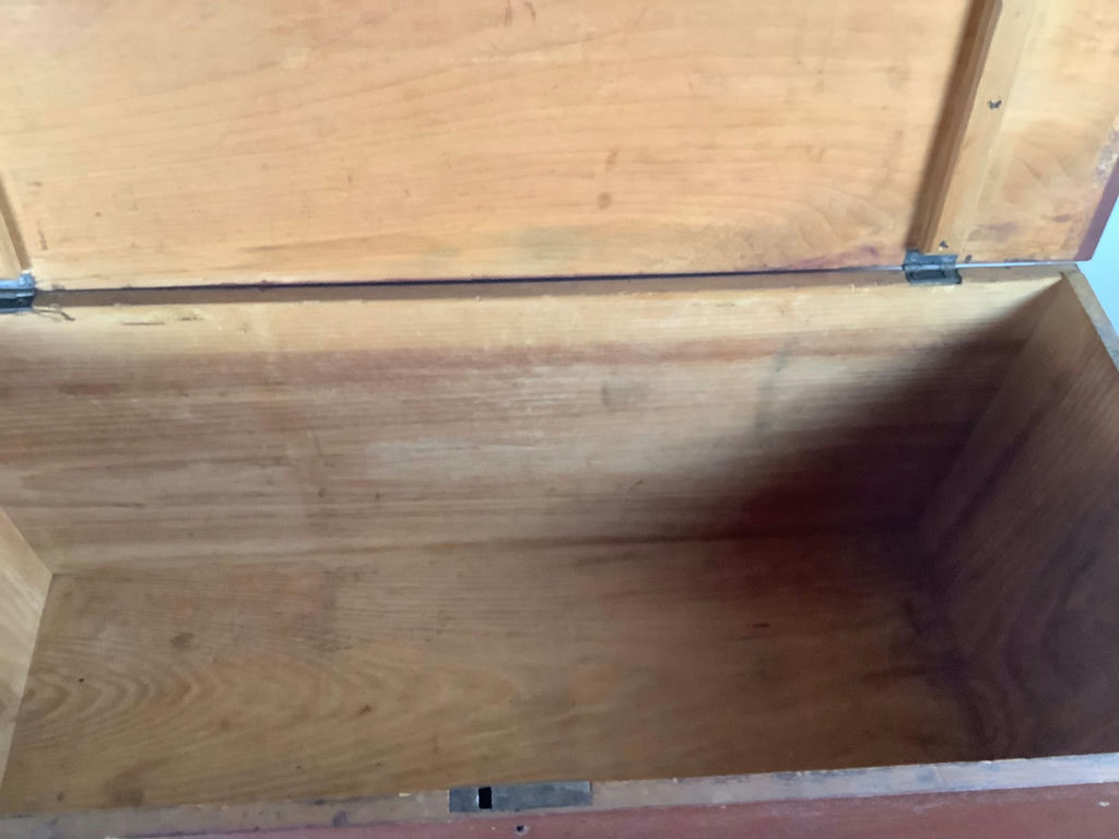 Antique Pine Six Board Chest - image 3 of 6