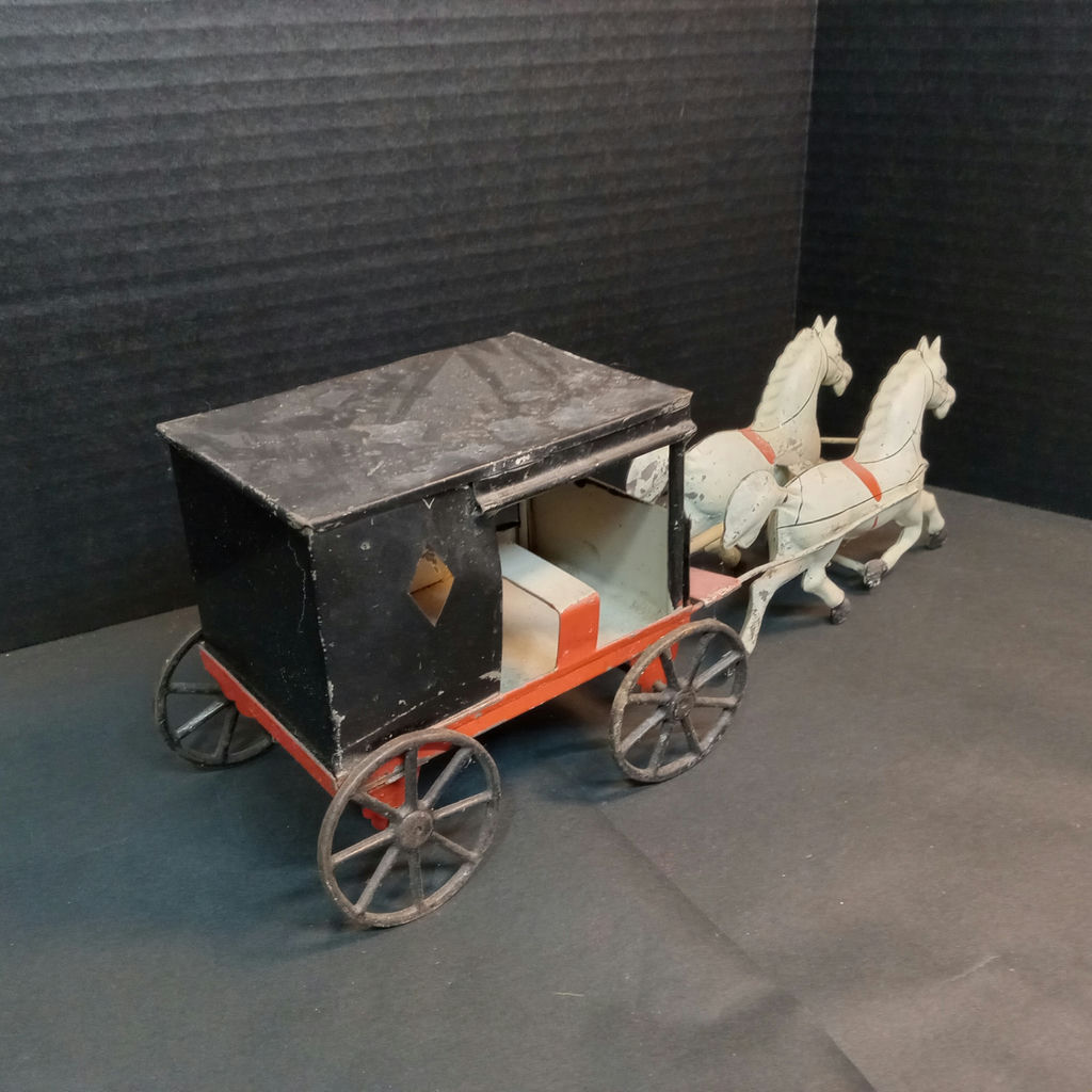 Antique Metal Wagon Toys - image 5 of 16