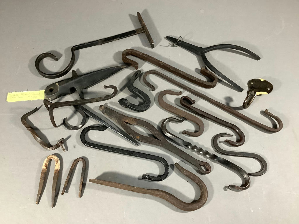 Antique & Modern Blacksmith Hooks & More - image 1 of 5