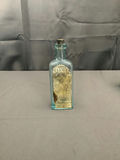 Antique Aqua Glass Bottles - thumbnail 4 of 9