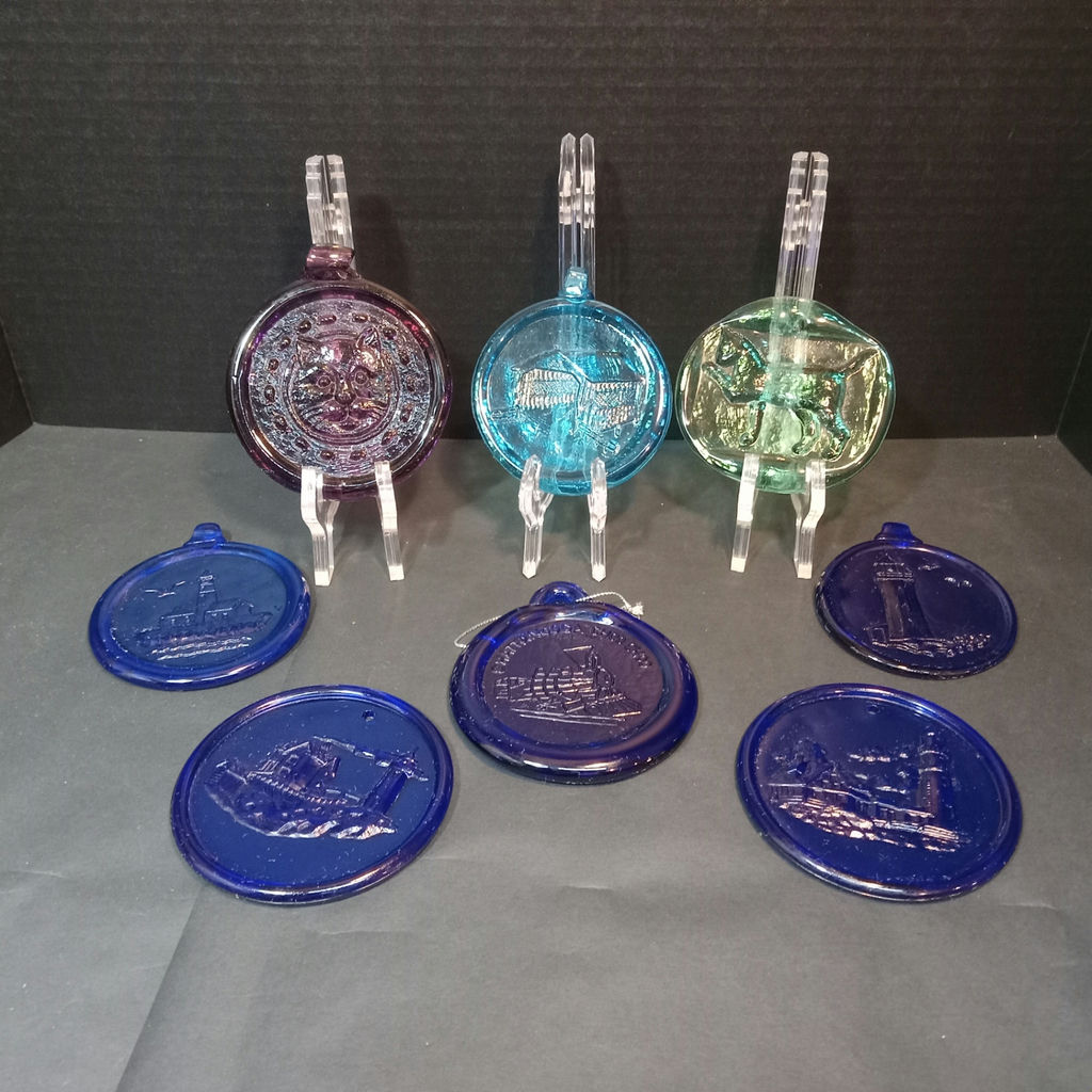 Pressed Glass Suncatchers - image 1 of 11