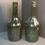 Antique Green Glass Bottles - thumbnail 5 of 15