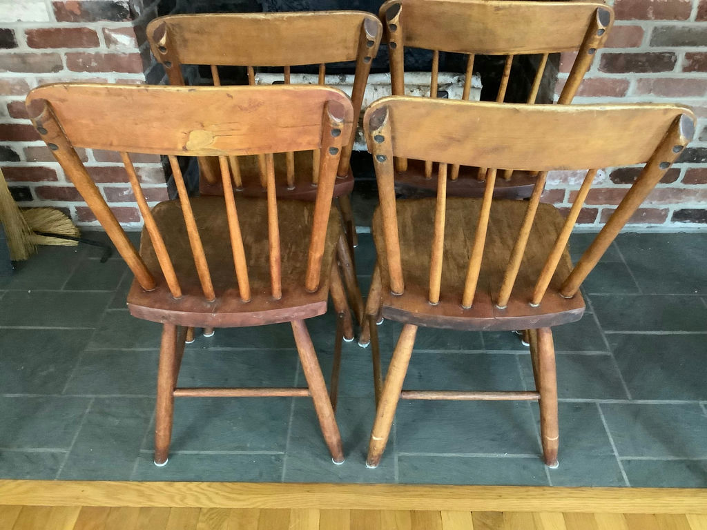 Antique Wood Side Chairs - image 9 of 9