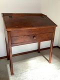 Antique Pine School Master's Desk - thumbnail 1 of 4