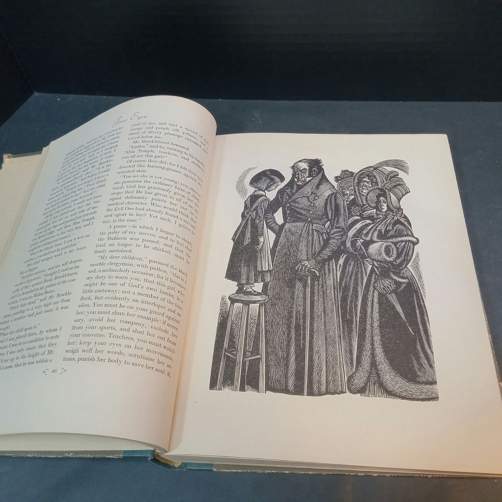 Jane Eyre & Wuthering Heights / Engravings by Fritz Eichenberg - image 5 of 12