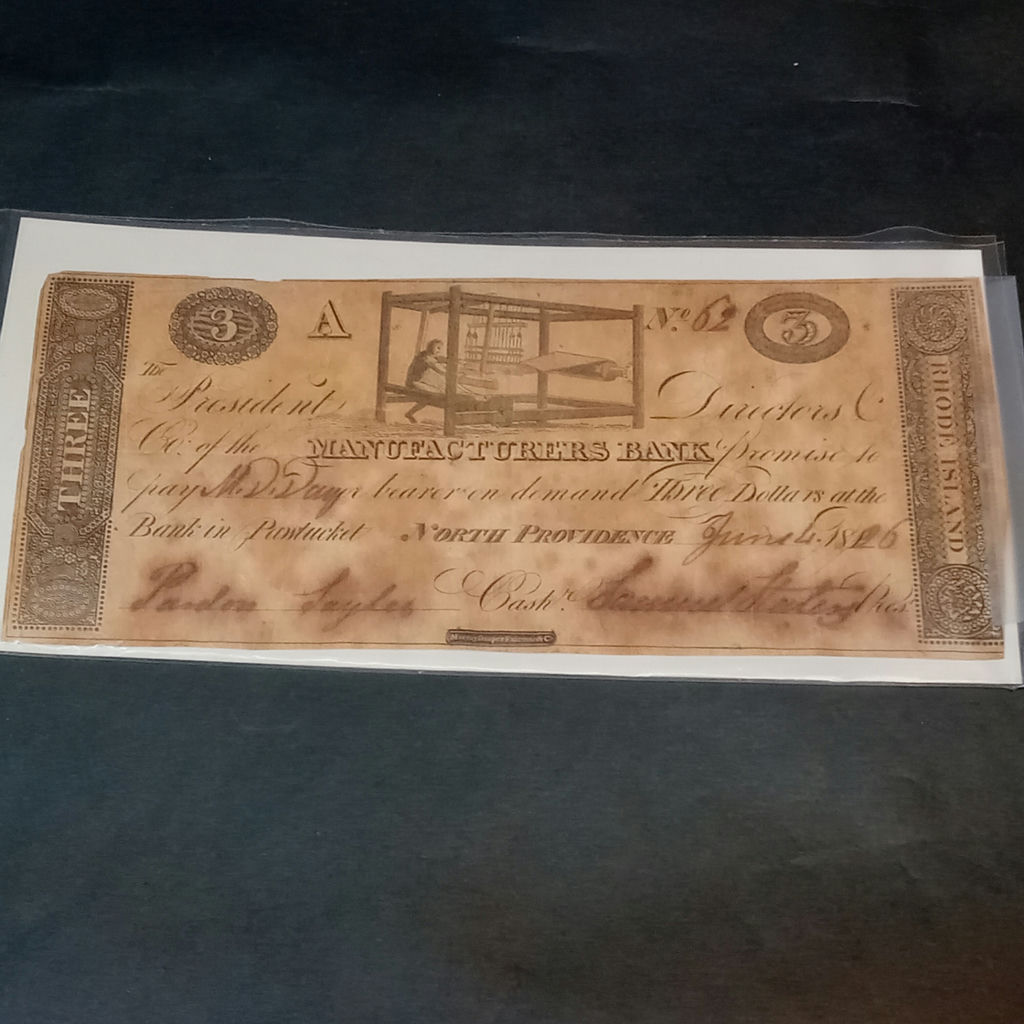 Old Money - Silver Coins, 1826 Bank Note - image 2 of 21