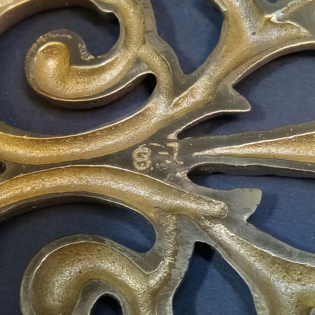 Vintage Brass & Metal Bookends - image 9 of 14