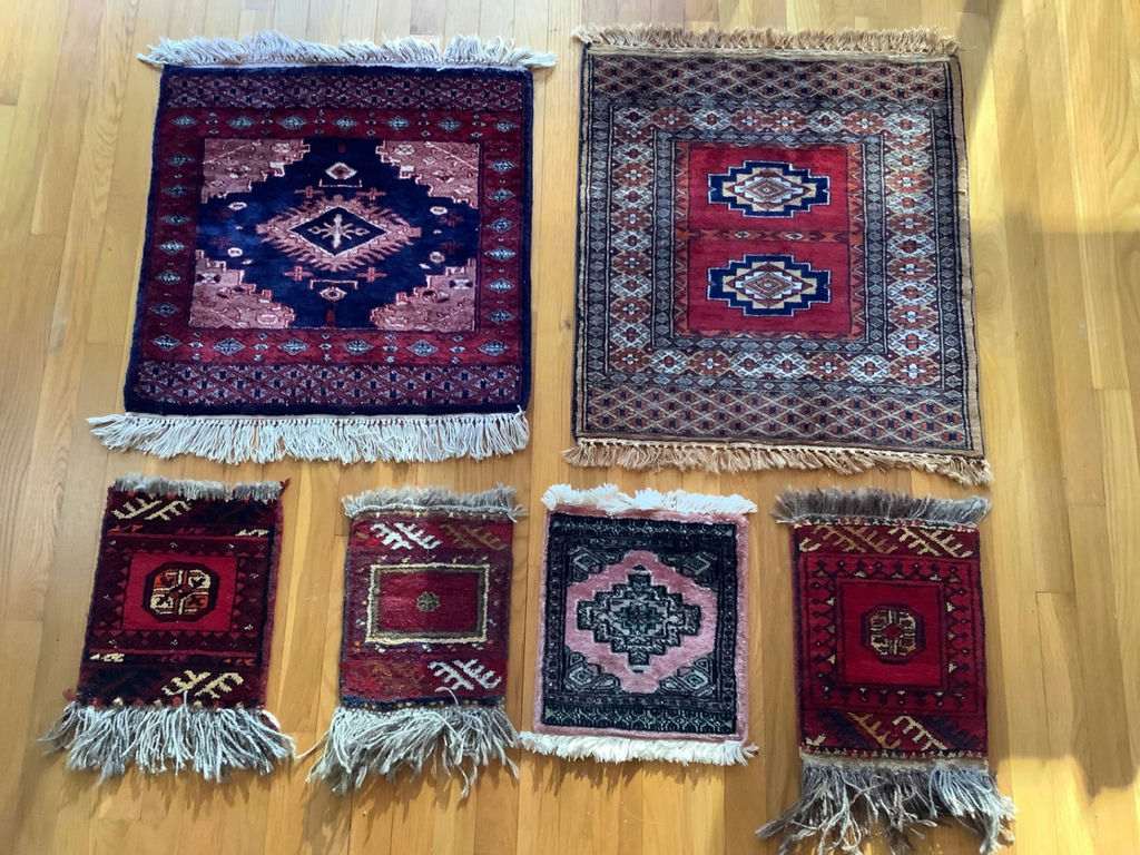 Vintage Oriental Prayer Rugs and Samples - image 1 of 7