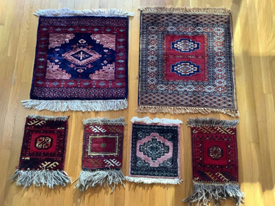 Vintage Oriental Prayer Rugs and Samples - Image 1 of 7